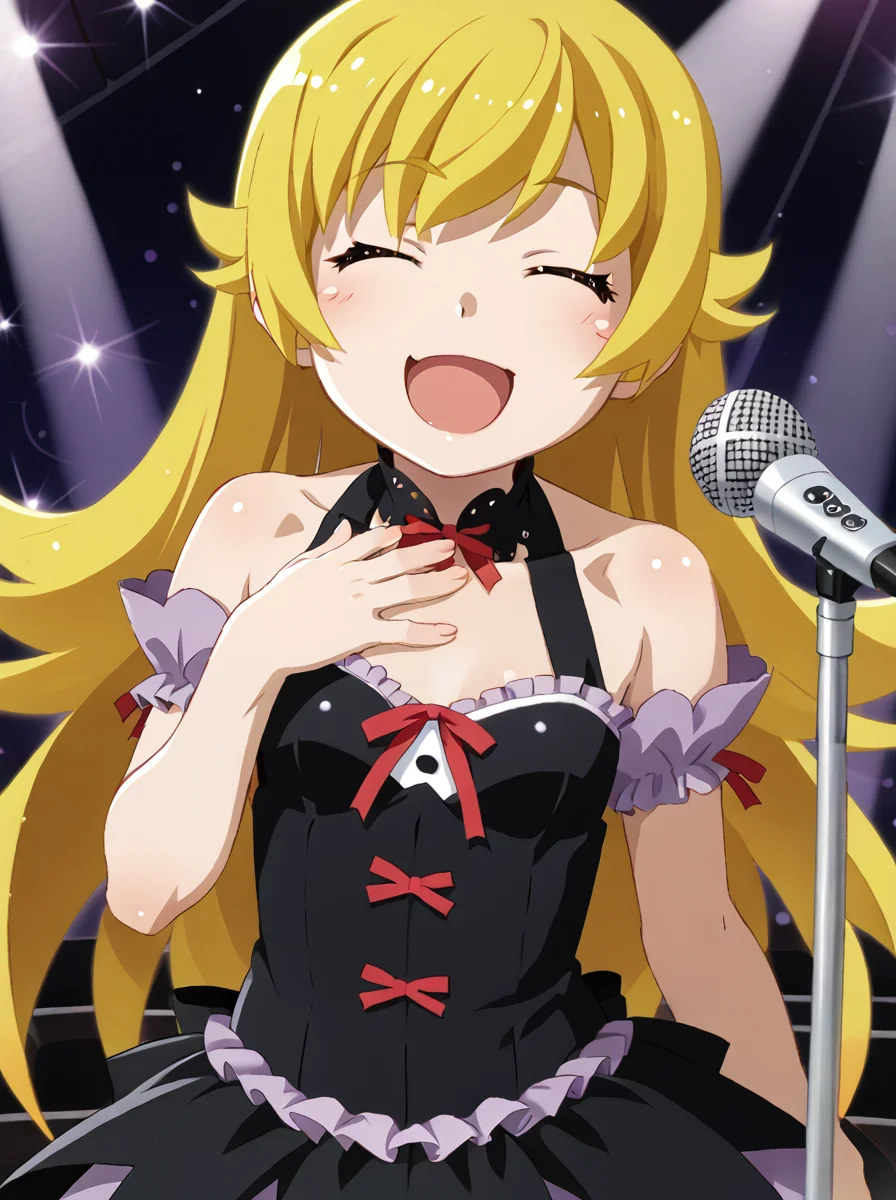 detailed background, shiny skin, posing, rating safe,
<lora:watanabe.pony:1>,
watanabe, shinobu,
wide hips,
idol costume,
pov,
happy,
stage, microphone stand, singing, closed eyes, hand on chest,