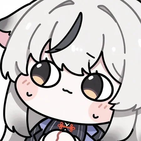 1girl, solo, blush, closed mouth, sweat, black eyes, :3, chibi, deformed, kokona \(blue archive\), 
very awa, masterpiece, best quality, amazing quality, absurd res, hi res, highres,  <lora:NoobV065sHyperDmd:1>  <lora:nunchi:1>