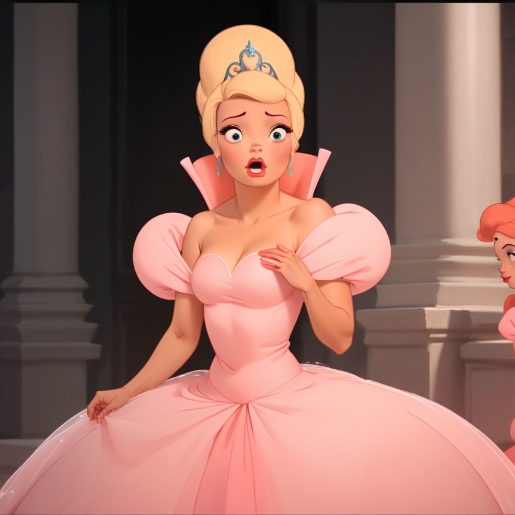 score_9, score_8_up, score_7_up, score_6_up, score_5_up, score_4_up, CLaBouff, 1 girl, blond hair, princess dress