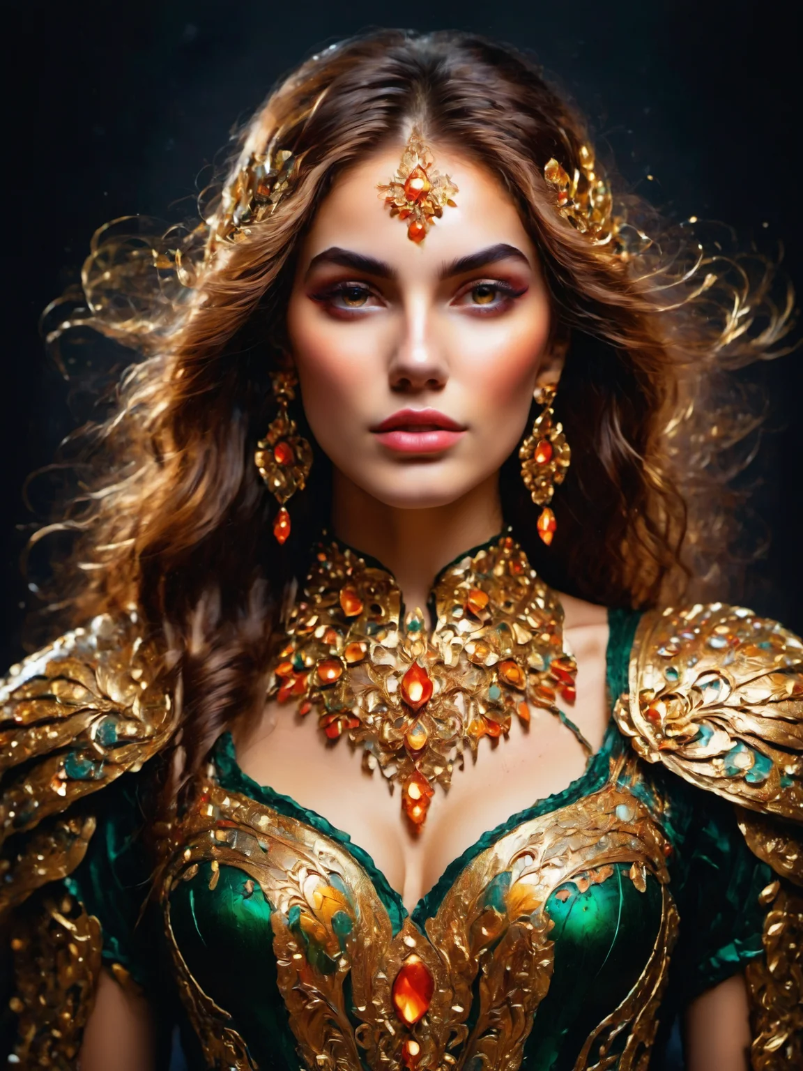 SDXL a woman, <lora:BeArt_SDXL_V2:1> artistic, ultra detailed,