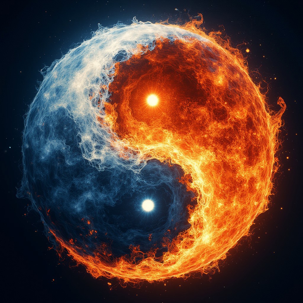 yin-yang, day-night, life-death, light-dark, fire-water, uhd, aidmaMJ6.1,