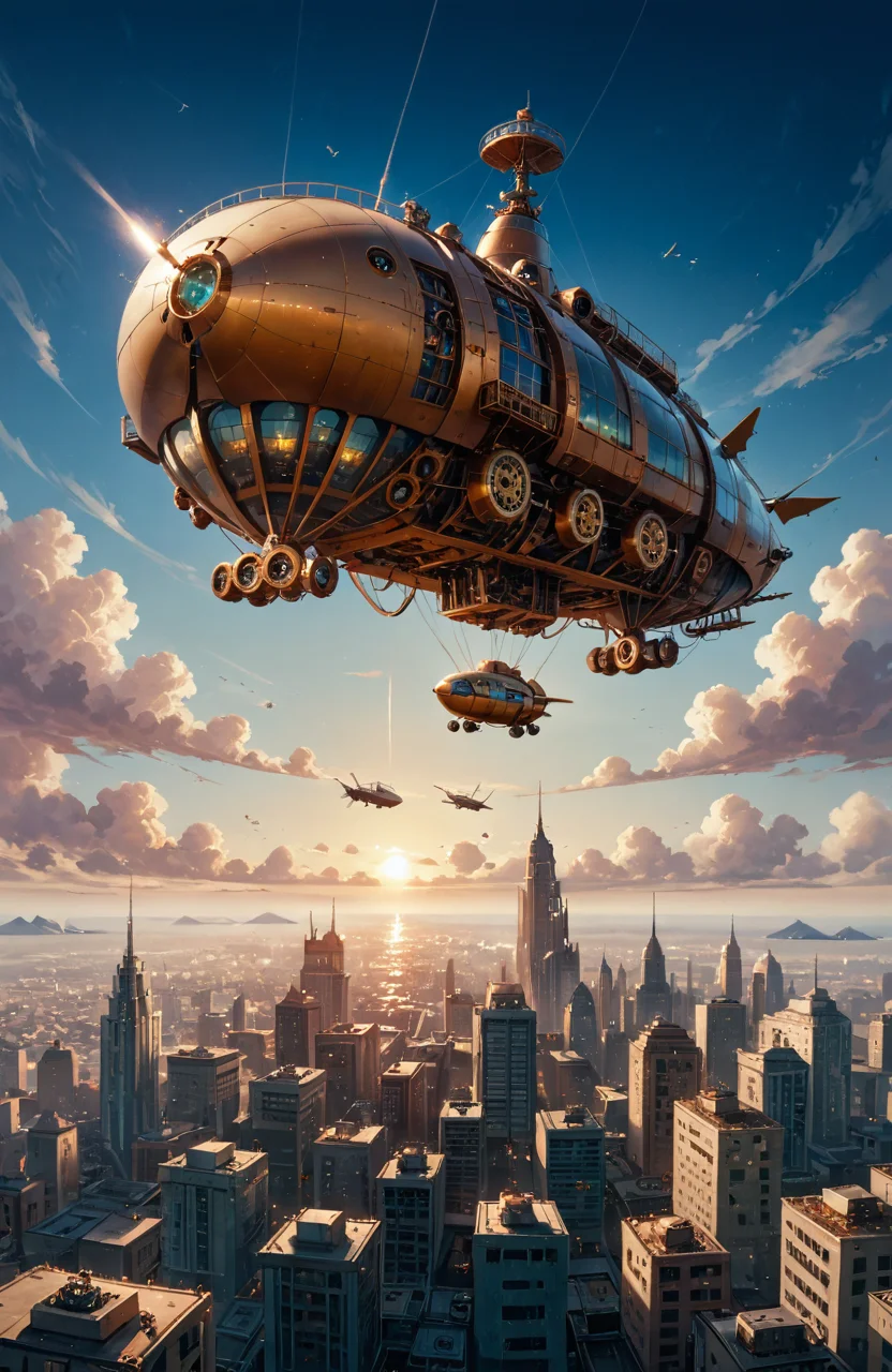 score_9, score_8_up, score_7_up, score_6_up,
A steampunk airship floating over a futuristic city at sunset, with golden gears and smokestacks visible against a sky filled with clouds and flying machines.  <lora:FLUX - Painted_World:1> <lora:FLUX - Sinfully_Stylish (Dramatic Lighting):0.6> <lora:FLUX - Vividizer - Flux Enhancer:0.6>
detailxl_xl, <lora:add-detail-xl:0.8>,  ,  <lora:Fant5yP0ny:0.8>,  <lora:sinfully_stylish_SDKL:0.8>,  <lora:SDXL_BetterFaces-LoRA_v1:0.8> 4ng3l face,