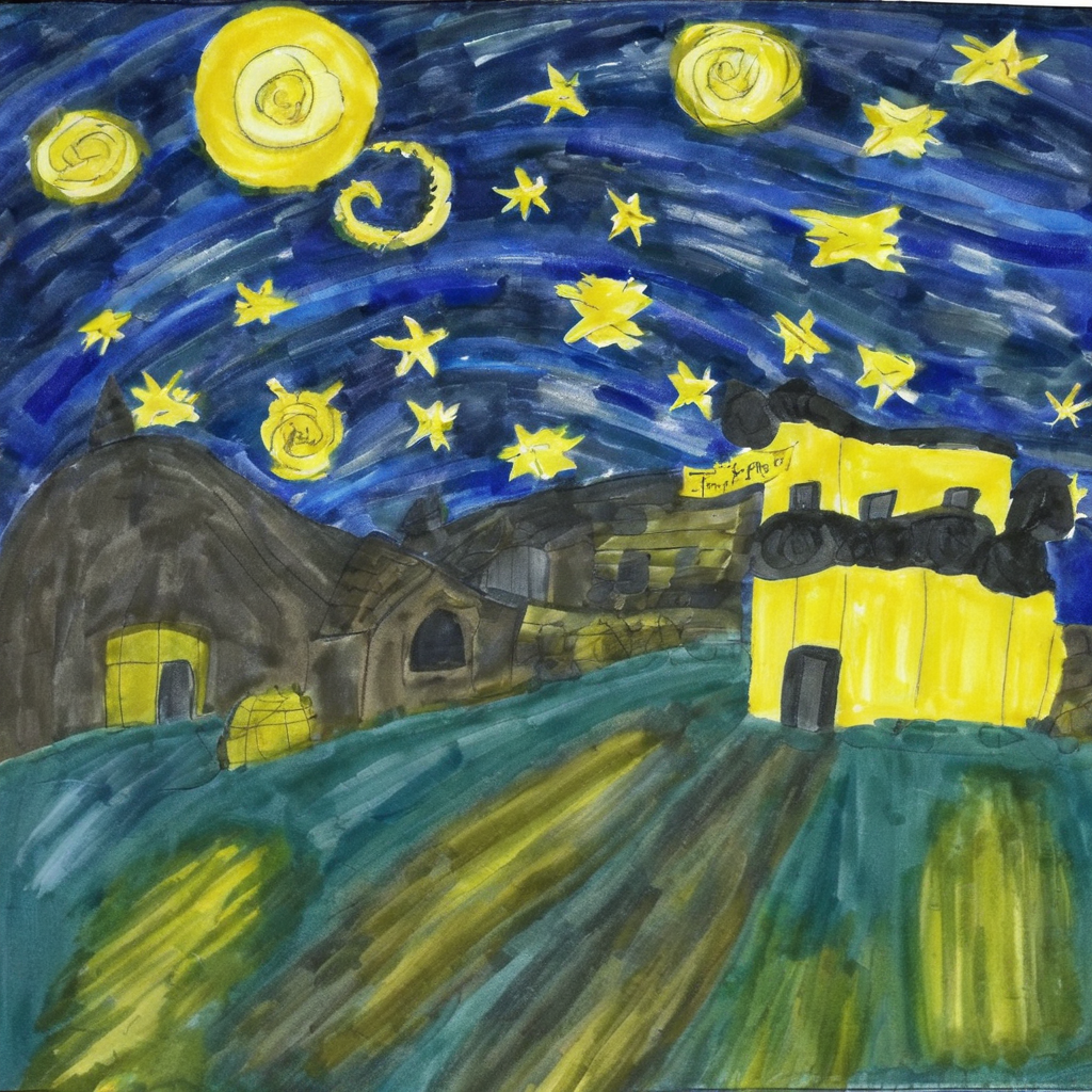 Starry night,  Chris Chan style <lora:ChrisChanXL-000003:0.8>
