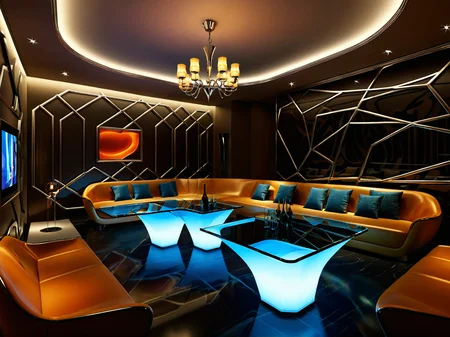 ktv,<lora:ktv_XL:0.6>,indoors,table,couch,lamp,candlestand,cup,food,fluid curvilinear shapes,irregular geometric forms,using modern materials such as glass and steel.,
An atmosphere of futurism and avant-garde,creating a sense of dynamic and energetic space.,
A style of Zaha Hadid,blending architectural aesthetics with functionalism.,
Abstract art pieces,modern furniture design with a strong sense of the times,and dynamic light and shadow effects.,
Custom lighting design,emphasizing the lines and shapes of the space,creating a unique visual experience.,