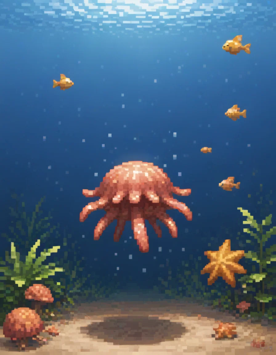 cinematic still solo, water, no humans, bird, animal, fish, underwater, animal focus, jellyfish, starfish . emotional, harmonious, vignette, 4k epic detailed, shot on kodak, 35mm photo, sharp focus, high budget, cinemascope, moody, epic, gorgeous, film grain, grainy, (masterpiece), (best quality), (ultra-detailed), solo, water, no humans, bird, animal, fish, underwater, animal focus, jellyfish, starfish, illustration, disheveled hair, detailed eyes, perfect composition, moist skin, intricate details, earrings, solo, water, no humans, bird, animal, fish, underwater, animal focus, jellyfish, starfish, new, shiny, colorful, intricate, elegant, highly detailed, creative, cinematic, ambient light, strong crisp, artistic, romantic, vibrant, color, illuminated, determined, extremely beautiful, symmetry, perfect, focused, epic, fantastic, full detail