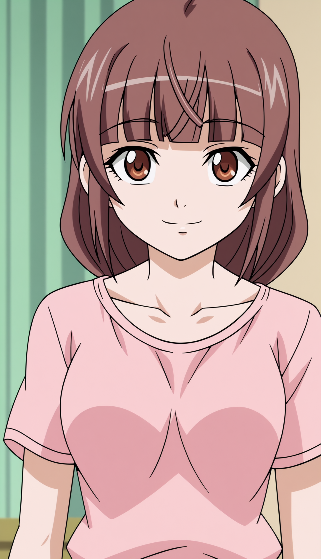 rating_safe,  anime screencap, consistent background,   Emiru Ikuno, light smile, upper body  <lora:Nozoki_Ana-Emiru_Ikuno-PDXL:0.8>,