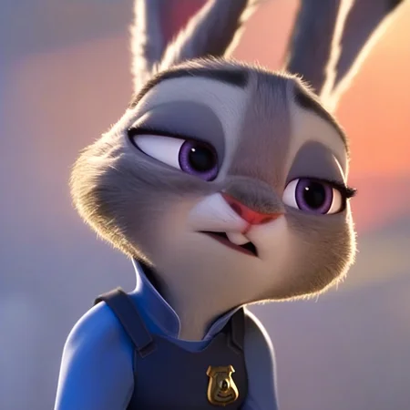 judyhopps, shrugging <lora:judyhopps-v2-ponyv6xl:0.9> cinematic, backlighting, score_7_up, score_8_up