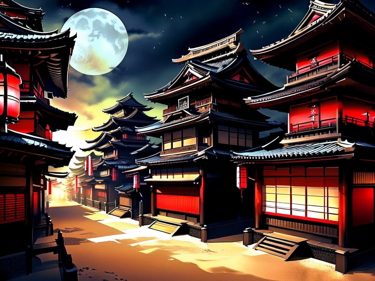<lora:CulturePunkAI_3:.9> SamuraiPunkAI   city  Highly detailed, amazing, Impressive lighting, vibrant colors, Ultra Realistic, High quality, Highly detailed, trending on artstation, intricate detailed background