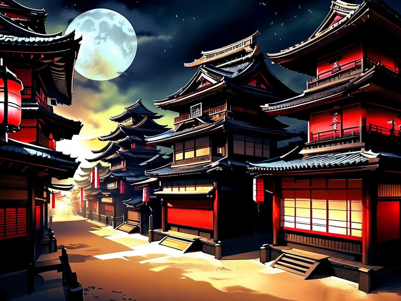 <lora:CulturePunkAI_3:.9> SamuraiPunkAI city Highly detailed, amazing, Impressive lighting, vibrant colors, Ultra Realistic, High quality, Highly detailed, trending on artstation, intricate detailed background
