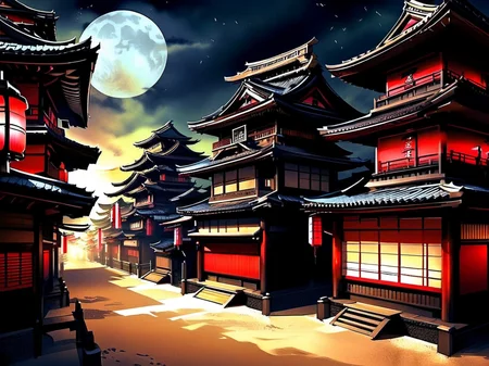 <lora:CulturePunkAI_3:.9> SamuraiPunkAI city Highly detailed, amazing, Impressive lighting, vibrant colors, Ultra Realistic, High quality, Highly detailed, trending on artstation, intricate detailed background