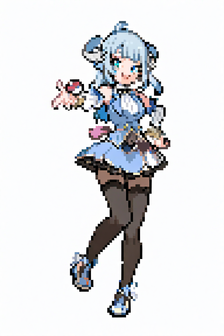 1girl, (MinaiAruma:1.2), waistcoat, black thighhighs, detached sleeves, full body, holding red pokemon ball, reaches out to you confidently, (zettai ryouiki:1.2), big smile, elegant, confidence, 
white background, <lora:MinaiArumaXL_animagine:1.1>, <lora:pk_trainer_xl_v1:1>, <lora:EnvyEleganceXL01:0.6>,, masterpiece, newest, absurdres,