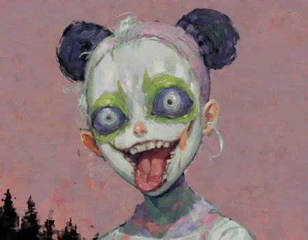 uncanny y2kmad character, drawn painting, impressionism <lora:y2kmad_v0.0.2:0.7>