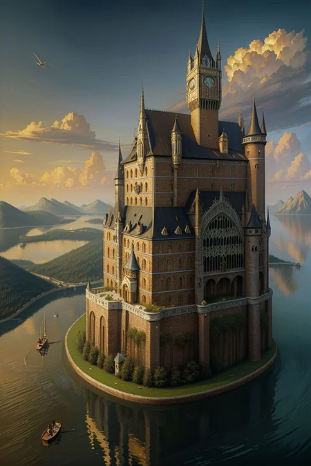 by Brent Heighton, by Gediminas Pranckevicius, (by Anton Semenov, (by Rob Gonsalves, heroine)), fantasy, regal, fanciful
