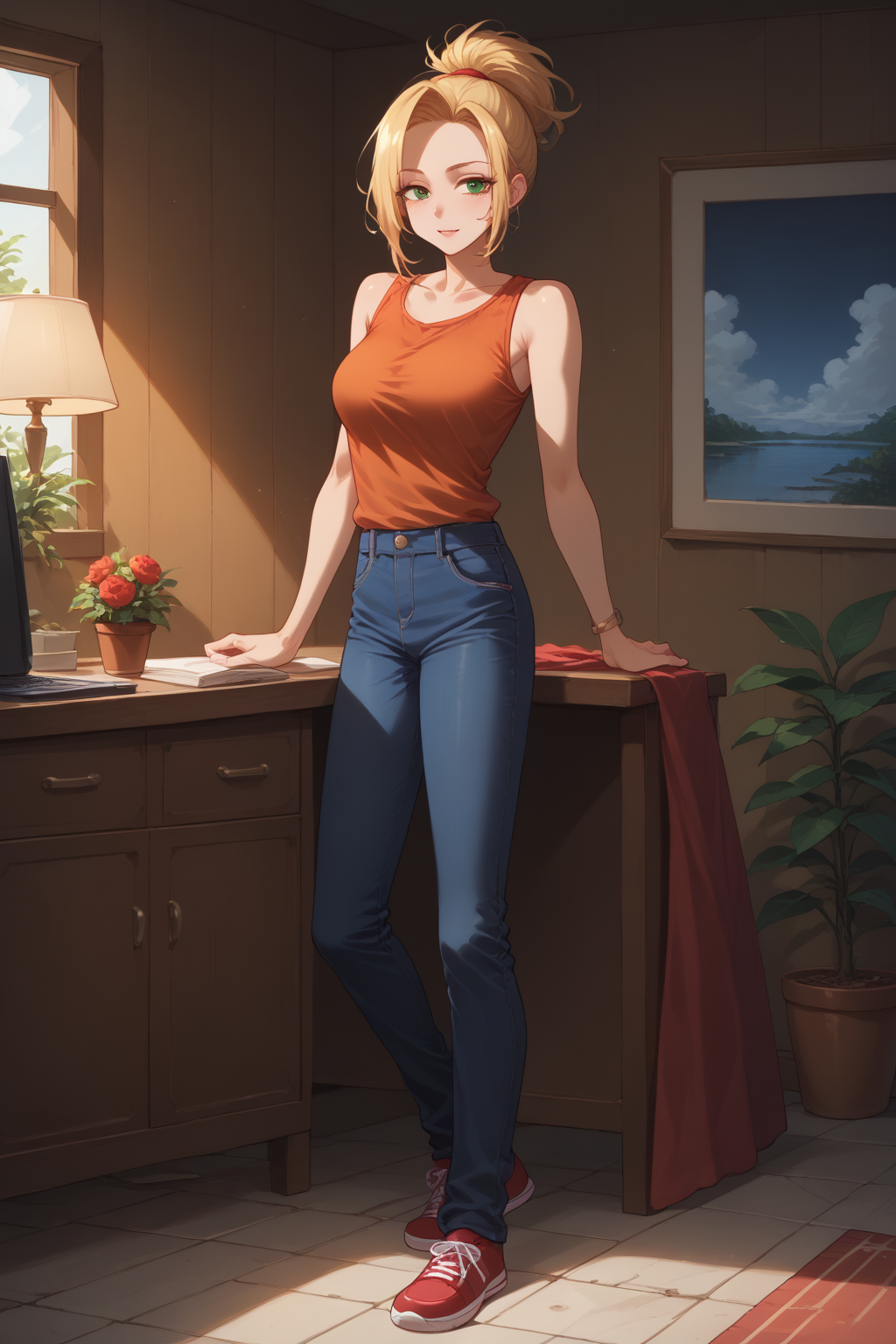 score_9, score_8_up, score_7_up, score_6_up, score_5_up, score_4_up, masterpiece, high quality, BREAK, full body, BREAK, 1girl,   <lora:HTTH V5:0.8> top heavy, 1girl, tiny hips, huge tits, small hips, skinny,