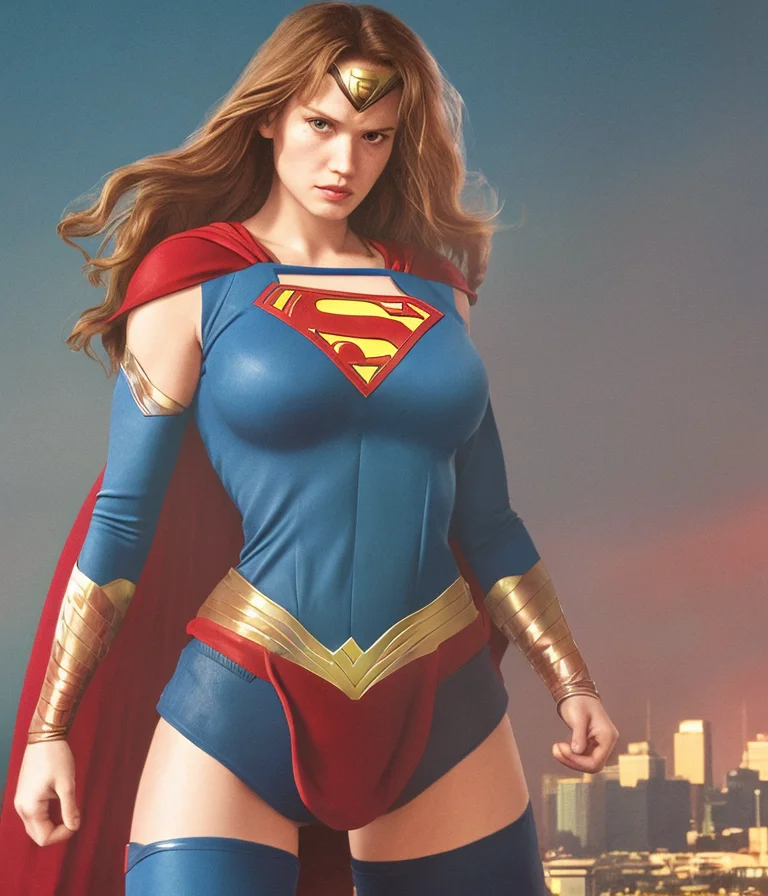 solo mid shot portrait photo of [Alexis Ren|Leven Rambin] as [Bella Thorne|Zooey Deschanel] as a real life version of (Superwoman:1.28), open office fantasy background, charming smirking, by Robert McGinnis and Hirohiko Araki
ultra realistic highly detailed intricate
photorealistic analog style photograph
sharp focus on eyes, cinematic lighting
Steps: 25, Sampler: DPM++ 2M Karras, CFG scale: 5, Seed: 4180158534, Size: 768x896, Model hash: 6afb590002, Wildcard prompt: "solo mid shot portrait photo of [__name__|__name__] as [__name__|__name__] as a real life version of (__fictional__:1.28), open office fantasy background, charming smirking, by __artist__ and __artist__
ultra realistic highly detailed intricate
photorealistic analog style photograph