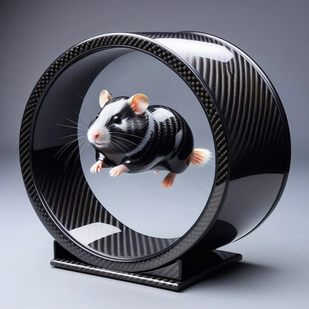 lazympos, cf_style, hamster, running, hamster wheel made of carbon fiber