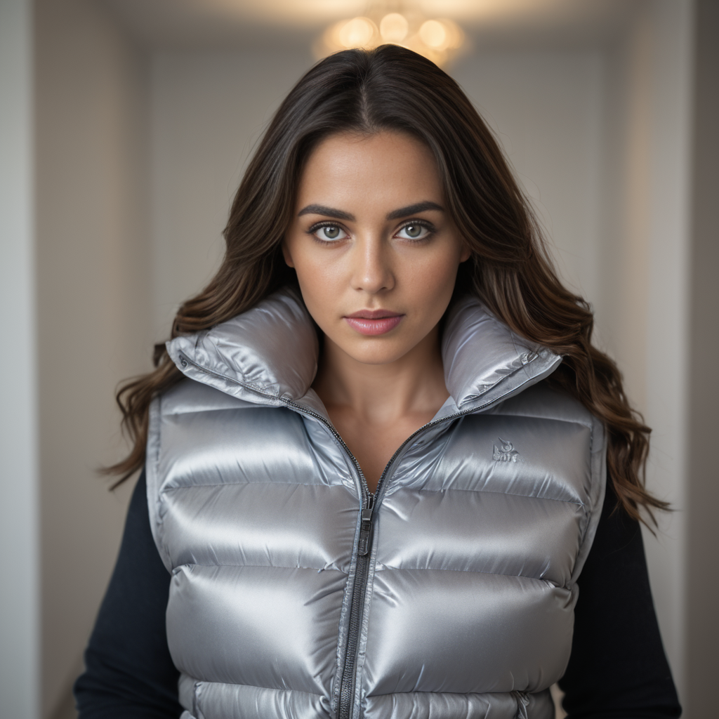 ((nsfw revealing outfit, large cleavage, freezerroom)) scene,squatting one irish middle aged women in  (rainbow <lora:pony_cropped_puffer_jacket:0.7> cropped_puffer_vest   shiny quilted nylon puffer cropped vest). A large puffer quilted cloak cropped vest draped over her shoulders and wearing a winter puffer cropped vest. Long wet hair. Ethereal Warrior Princess. freezer room covered in snow and ice, Erotic,  sensual, surreal. Detailed face. Perfect eyes, highly detailed beautiful expressive eyes, detailed eyes. 35mm photograph, film, bokeh, professional, highly detailed dynamic lighting, photorealistic, 8k, raw, rich, intricate details, key visual, vivid colors
<lora:add-detail-xl:1>