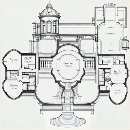 detailed floorplan of a large new england victorian mansion, high resolution<lora:floorplans-prod-e-000012:1>