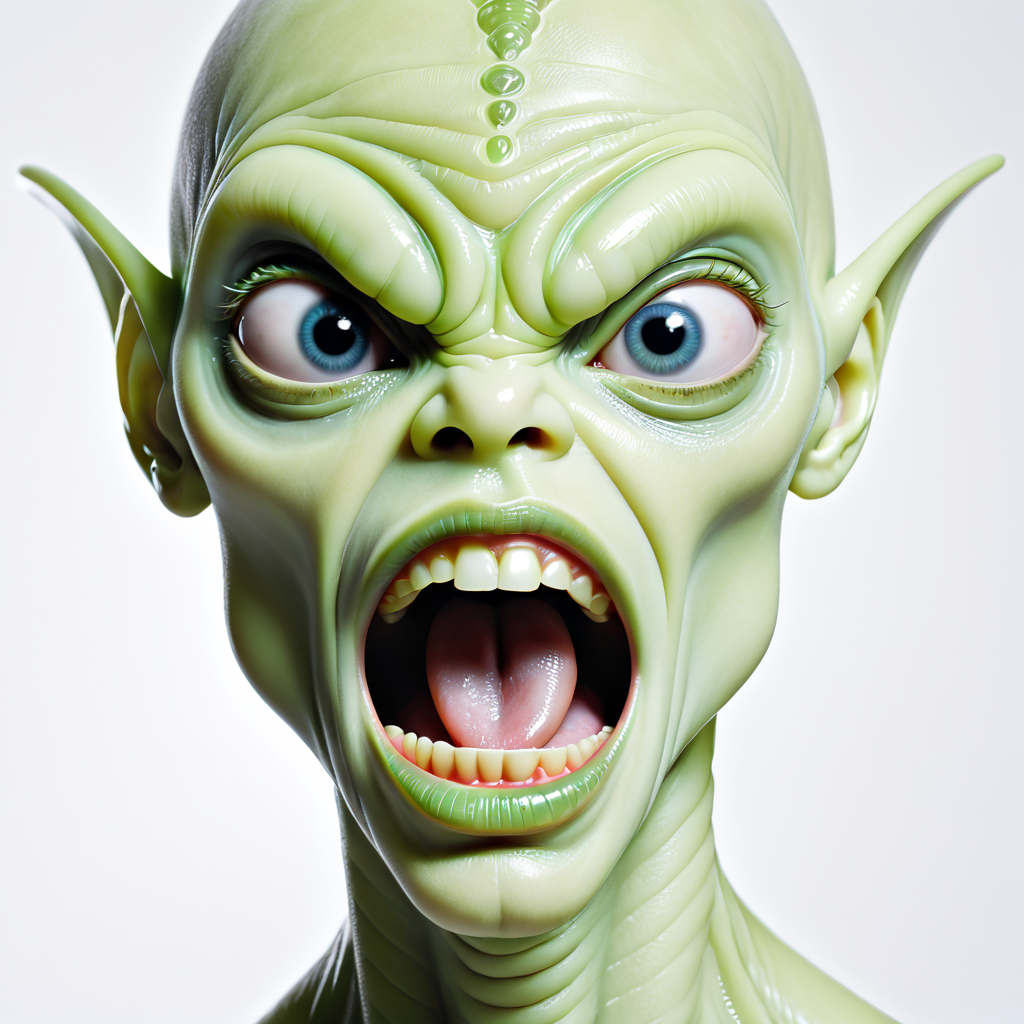 L mouth, alien <lora:Everly_Heights_Talk_Mouth_Pony_XL:1> , lower face