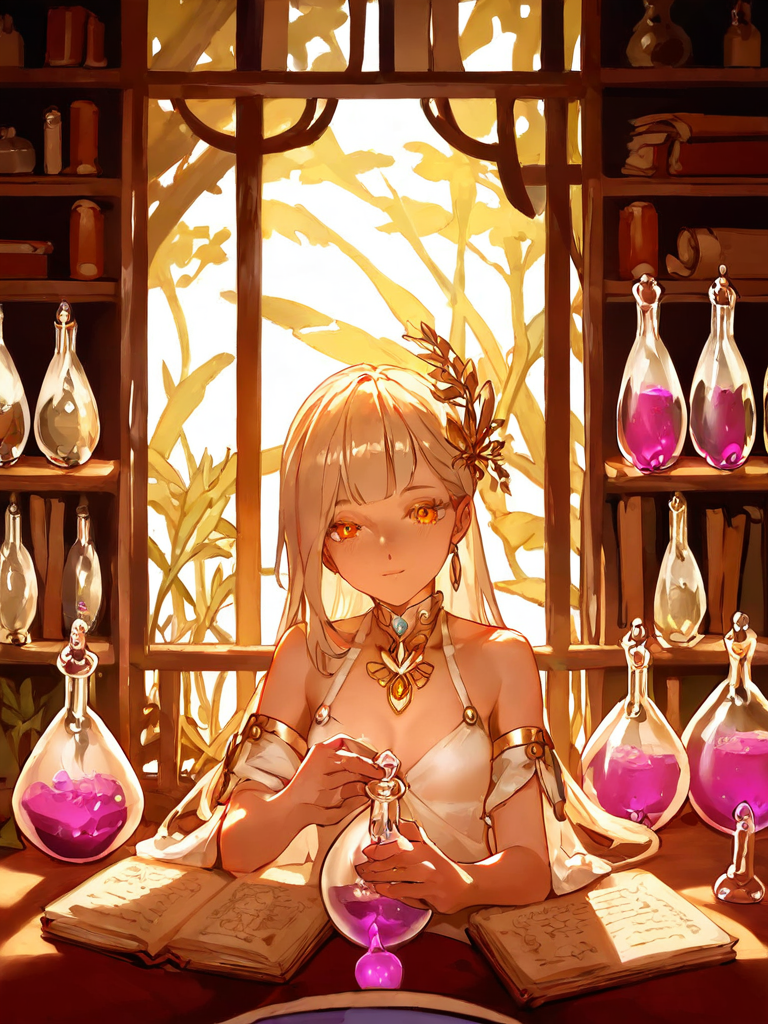 (score_9,score_8_up,score_7_up),high quality,best quality,Highly detailed,highres,1girl,sexy,Herbalist, plant magic, potion brewing, natural remedies, healing salves, botanical knowledge, communion with nature,first-person view,<lora:as109-XL:0.8>,