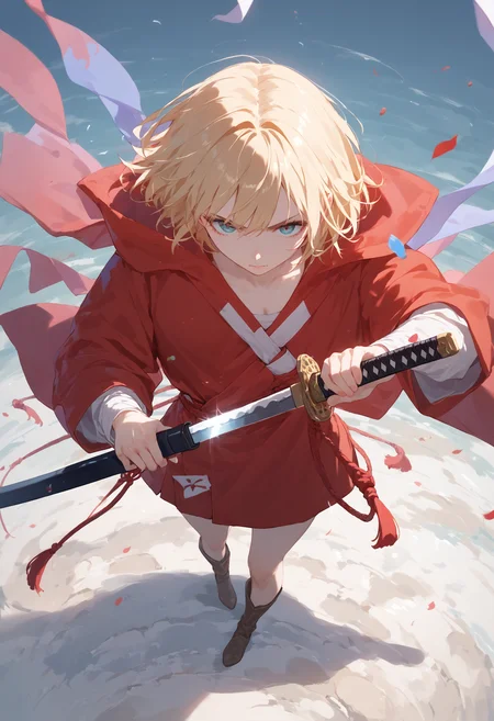 score_9, score_8_up, score_7_up, 1girl, holding sword unsheathing, from above
<lora:unsheathing_2_final:1>