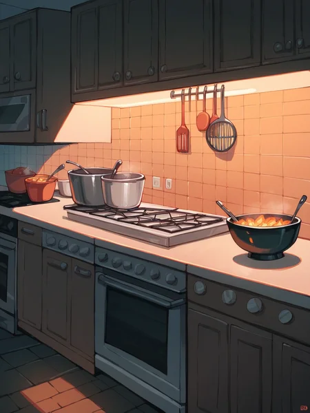 score_9, score_8_up, score_7_up, score_6_up, <lora:d4rkv1b3XLP:1> d4rkv1b3, dark, night, 1girl, kitchen,