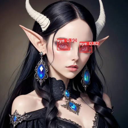 Gothic style ethereal fantasy concept art of beautiful woman,cowboy shot,long hair,heavy makeup,iridescent trim,Blue eyes,eyeshadow,earrings,hairclip,elf,pointy ears . magnificent . Dark