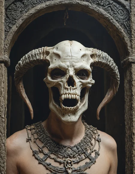 Hieronymus Bosch style a fantastical creature that merges the macabre with the mystical. It resembles a humanoid skull, <lora:EldritchCandids1.1.2:0.4> <lora:real_dream_pony_realistic_lora_3:0.4> <lora:MJ52:0.3> <lora:FF.101.juggernautXL_version6Rundiffusion.LORA:0.4> <lora:JuggerCineXL2:0.3> . Surrealist, detailed, religious, narrative, "realistic