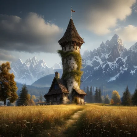 realistic analog photo, award winning photo,
fantfa, background, mountain, trees, foreground, field, house, farm, farmland, witow, a wizard tower,
high-quality, crisp, sharp, professional-grade, high-resolution, fine detail, accurate colors, low noise, fast shutter speed, wide dynamic range, precise focus, RAW, highres, 8k, uhd, High Dynamic Range, tonemapping, crisp details,