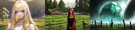 (otherworldly), highly insanely detailed, masterpiece, top quality, best quality, highres, 4k, 8k, RAW photo, (very aesthetic, beautiful and aesthetic), farm, fields, barn, fence, fantfa, <lora:FantasyFarm-10:0.8>,
1girl,
(__lazy-wildcards/char/haircolor__),
(__lazy-wildcards/dataset/background-color__),âââ