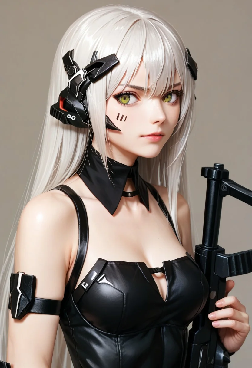 score_9_up, score_8_up, score_7_up, source_anime, extreamly detailed, beautiful detailed face, complex detailed background, 1girl, completely clothes, BREAK,
Gager \(Girls' Frontline\), Gager Regular Clothes, Gager Weapon