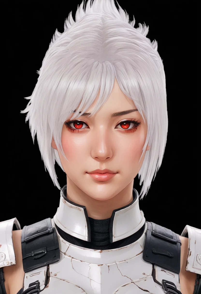 photo, scenery, realistic,
NN_R,
solo, frontview, close-up shot, upper body,
1girl,
riven, human, red eyes, white hair, short hair, folded ponytail, white mark on cheek,
medieval armor,
looking at viewer,
<lora:Riven_Noxian_Nights__SDXL1.0__v.1:1.2>
