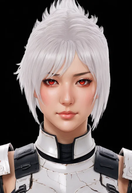 photo, scenery, realistic,
NN_R,
solo, frontview, close-up shot, upper body,
1girl,
riven, human, red eyes, white hair, short hair, folded ponytail, white mark on cheek,
medieval armor,
looking at viewer,
<lora:Riven_Noxian_Nights__SDXL1.0__v.1:1.2>