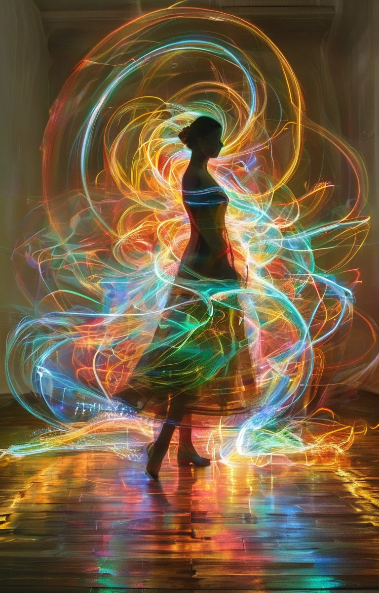 masterpiece,best quality,<lora:tbh247-sdxl:0.9>,illustration,style of Light painting portrait of Housework robots