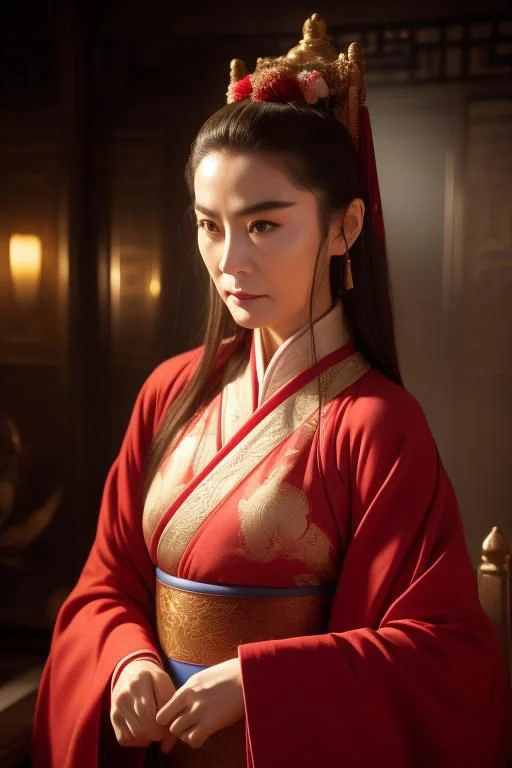 Brigitte Lin,<lora:Dongfang_Pubai:0.7>, OverallDetail,<lora:Chinese_Classical:1>,red Hanfu,
long straight hair,detailed background, Depth of Field, volumetric light, crisp focus, Absurd, realistic proportions, good anatomy, (Realistic, hyperrealistic:1.4), HDR 16K,