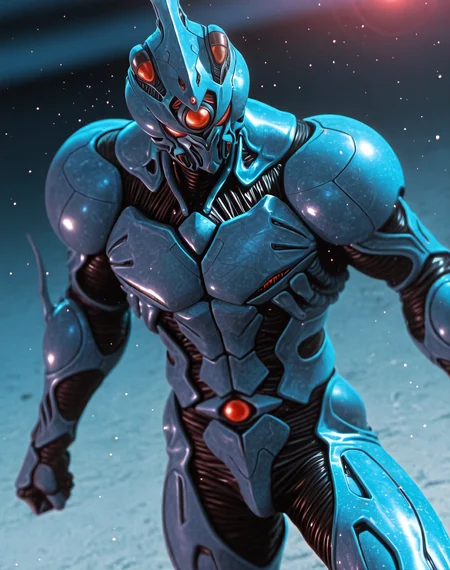 perfect depth of field shot, masterpiece, beautiful, sharp focus, crisp details,
<lora:Guyver_(Guyver)_(Illustrious)_(AD):1> Guyver, bioboosted armor,
exterior, science fiction, high science fiction, action anime style background,
dynamic action, dynamic perspective, dutch angle, bent knee, cowboy shot,
male focus, perfect proportions, abs, impressive physique, gradient style anime coloring, strong, handsome facial features, imposing presence, ((colored body, fighting scene, solo, ):1.5), hyper muscular,
EZRealPONYXL, zPDXL, Smooth Quality, lazynsfw,