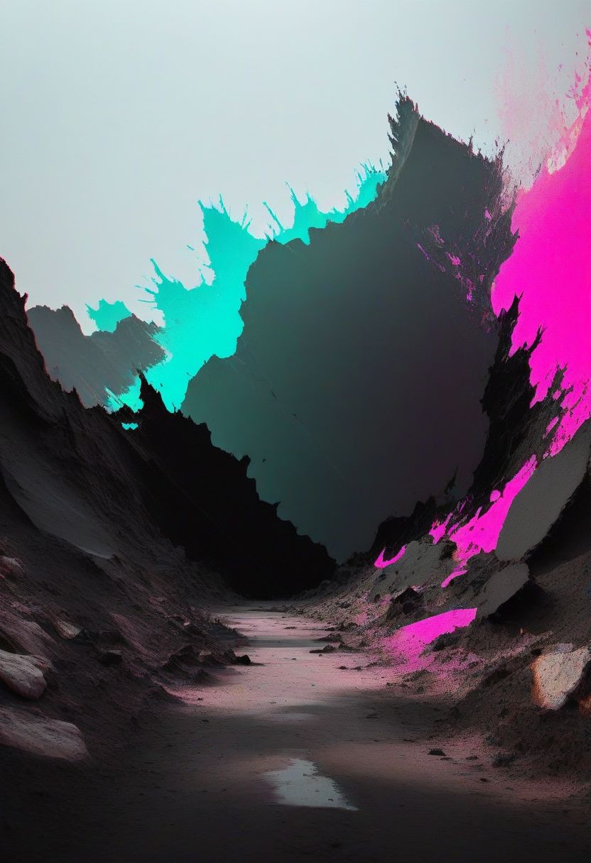 an otherworldly landscape in the style of neon silhouette contrast, broken, splash, diagonal cutout, stonewashed,
<lora:xl_more_art-full_v1:0.5> <lora:- SDXL - vanta-black_contrast_V3.0:0.4> <lora:SDXL_black_and_color_Sa_May:0.5> dark, black and color <lora:sss:0.7>