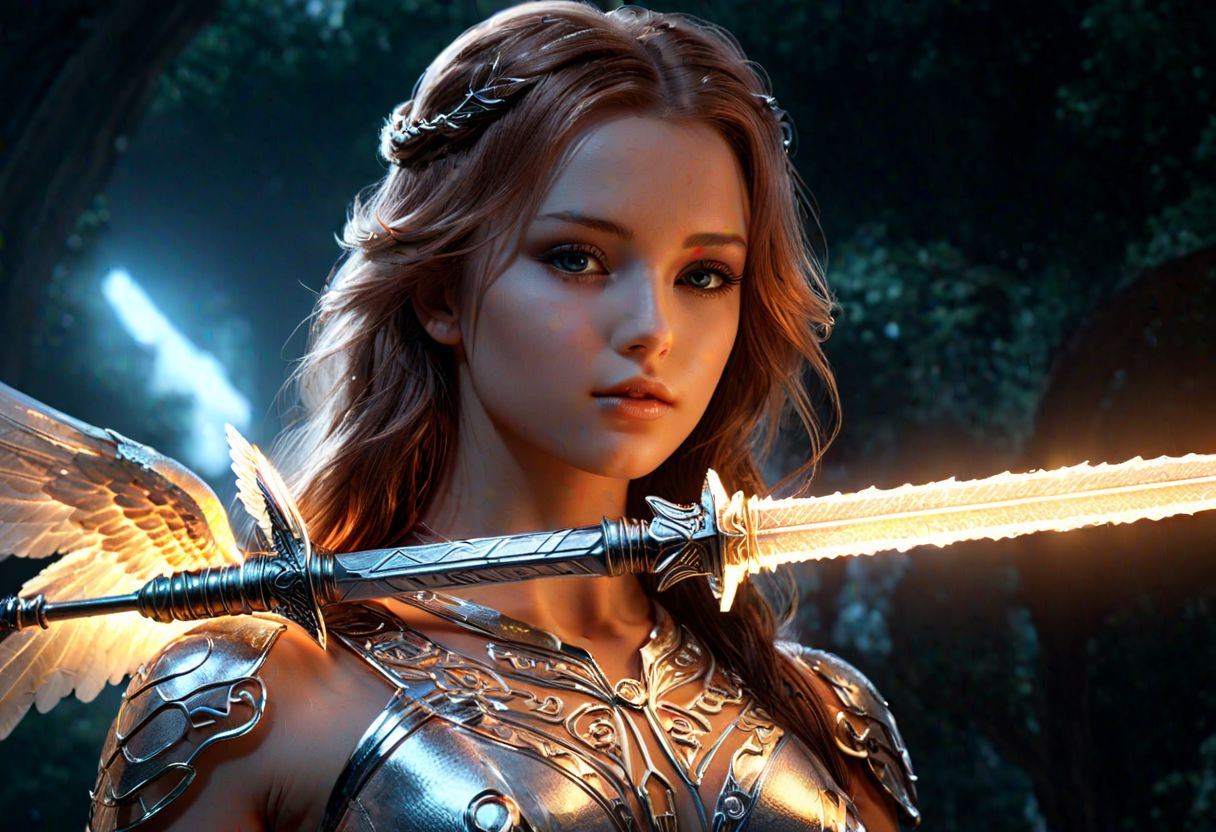 (score_9, result_8_up: 1.11angel-like girl ,(masterpiece:1.1), (best quality:1.1), piercing light, (aesthetics:1.1), (low colors:1.2), BREAK,
<lora:-_SDXL_-_holo_effect_V1.0:1>(poses: jumping, crouching, fly in the sky)((various exposure, front back, side, bottom, top, panorama, portrait, far, close)), ((holds fire sword in hand)) Futuristic epic action scene of an Angel made of translucent materials and its internal structure is clearly visible, emitting light. its precise construction. High-Tech and Futuristic Angel Body Scan Bioluminescence Optical Masterpieces Octane Rendering Unreal Engine
           , intricate details, UHDR, 32K,