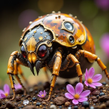 highly detailed, intricate, detailed background, award-winning macro photo, short depth of field, fractal art, in the frumbled and wild savannas of planet "gardbloom viii", the legendary diminutive "brooding squitschlark" with its monkiflonged shimmering exoskeleton and long coiled grimples harvests moisture from the thoggled air with delicate translucent membranes, dry biome, dappled sunlight, neon hues, golden ratio, in the style of ck-ovf, amanoer, arsmjstyle, dnddarkestfantasy, aidmafluxpro1.1,
<lora:style-oneviolentfantasy-ep21-flux-by_chronoknight:0.4>
<lora:style-yoshitaka_amano-elden_ring-flux-by_alicient:0.8>
<lora:style-dnd_dark_fantasy-flux-by_arsmachina:0.4>
<lora:flux_pro1.1_detailer-v0.2-flux-by_aidma:0.4>