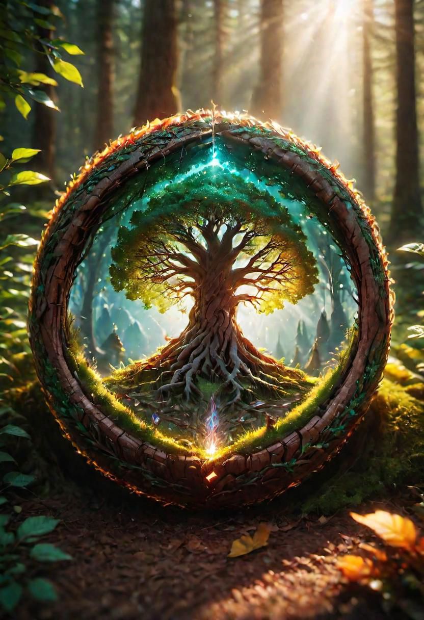 onoff, a photo of a (beautiful:1.2) Yggdrasil, colorful, glowing, ultra detailed, well defined bark and leaves masterpiece <lora:onoff4:1>