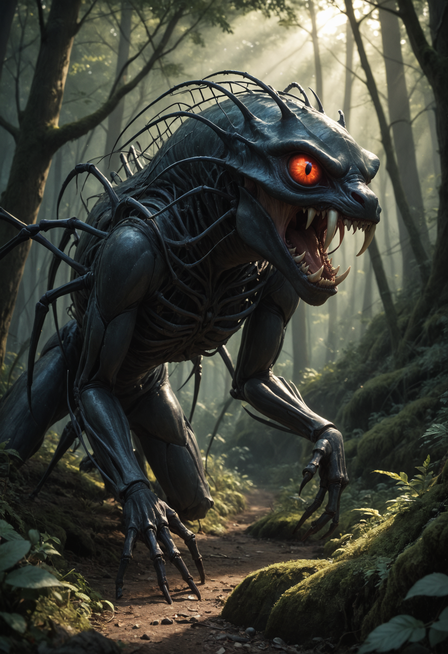 score_9, score_8_up, score_7_up, score_6_up,
rating_safe,
beautiful
sea
hybrid beast,
short,
spider eyes
  ,exoskeleton
  ,large fangs
  ,
anthro
  ,
dark forest,
hunting,
dramatic lighting, ,
detailed realistic photo <lora:zavy-cntrst-sdxl:0.7>
