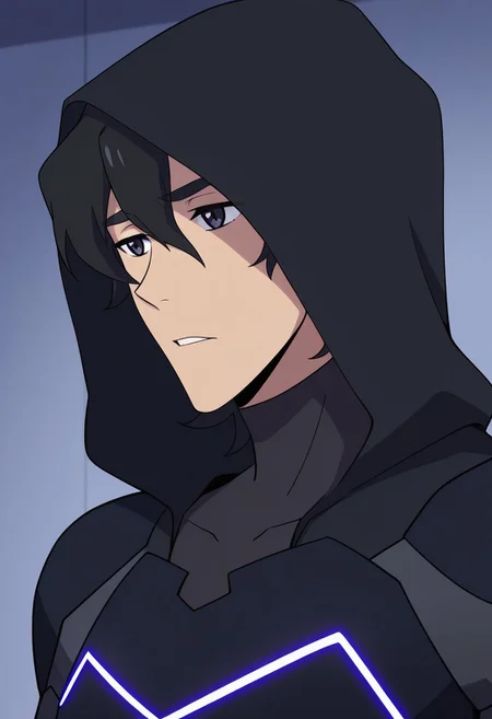 masterpiece,best quality,amazing quality, source_anime,
keithvld, 1boy, male focus, solo, black eyes, black hair, marmora armor, black armor, turtleneck, hood, neon trim, hood up, portrait, parted lips,