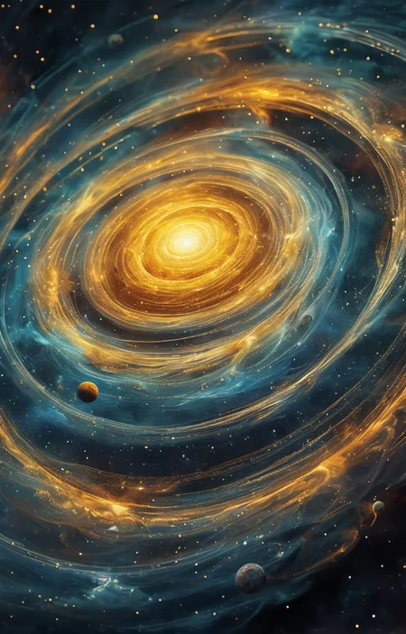 masterpiece,best quality,<lora:tbh70-sdxl:0.6>,illustration,A rotating nebula background
animals