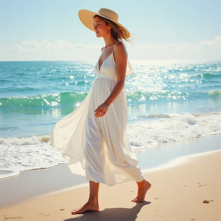 Sorolla Oil Painting — Spanish Mediterranean Light