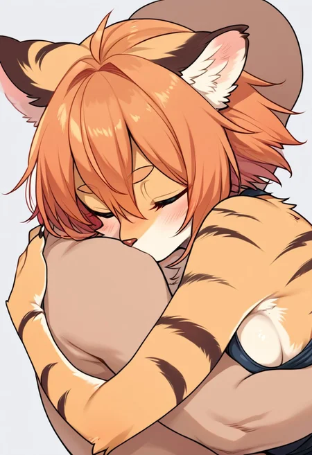 score_9, score_8_up, score_7_up, t1a, hugging, kissing, faceless male, human male, furry female, source_anime, ntm