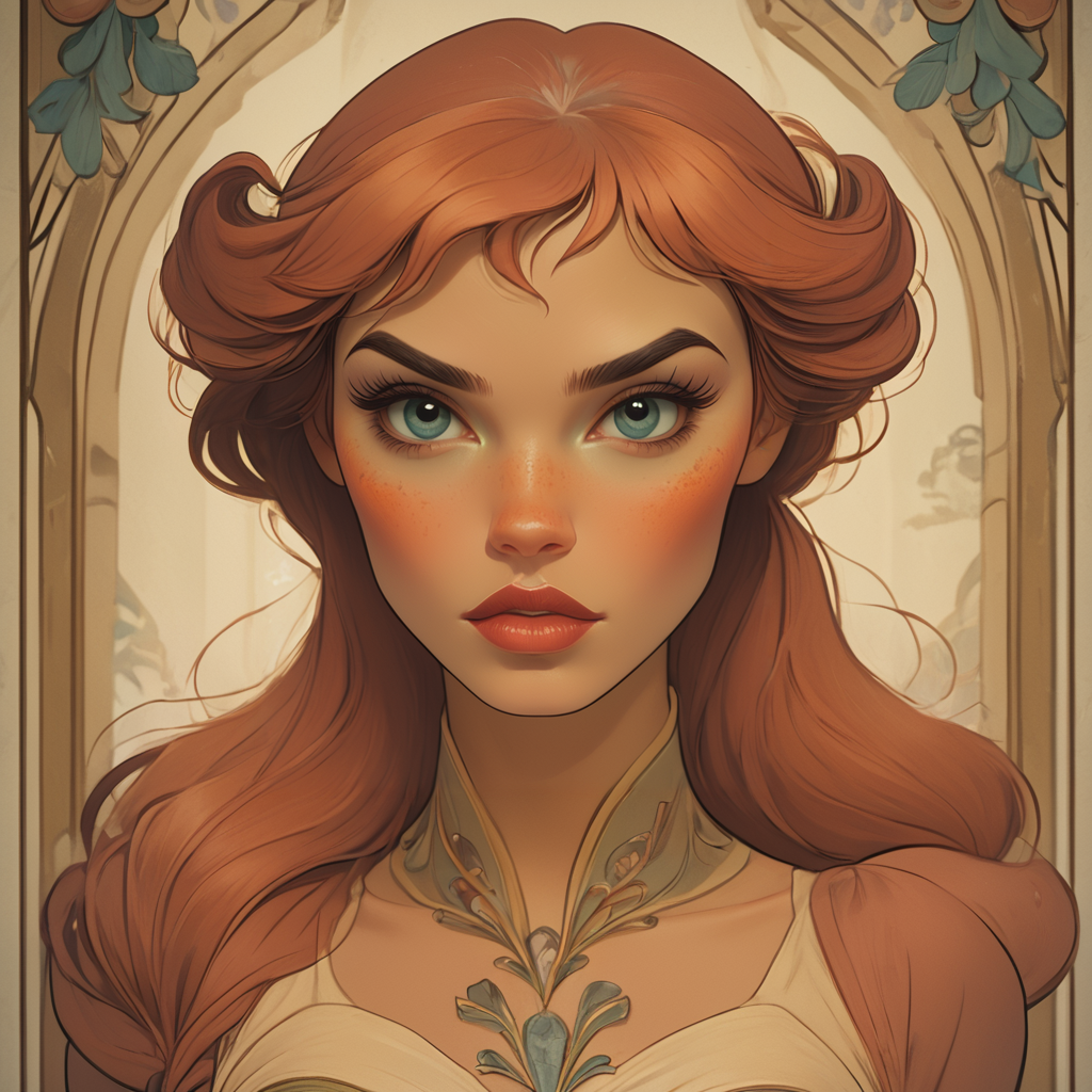 score_9, score_8_up, score_7_up, score_6_up, BREAK <lora:Disney_NouveauPony:1> ArsMJStyle,Disney Nouveau, Female