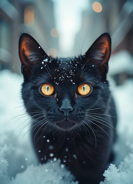 cinematic film still (extreme fisheye len effect:1.55) solarography of distortion, (black cat:1.5), extreme close-up, winter, snow . shallow depth of field, vignette, highly detailed, high budget, bokeh, cinemascope, moody, epic, gorgeous, film grain, grainy