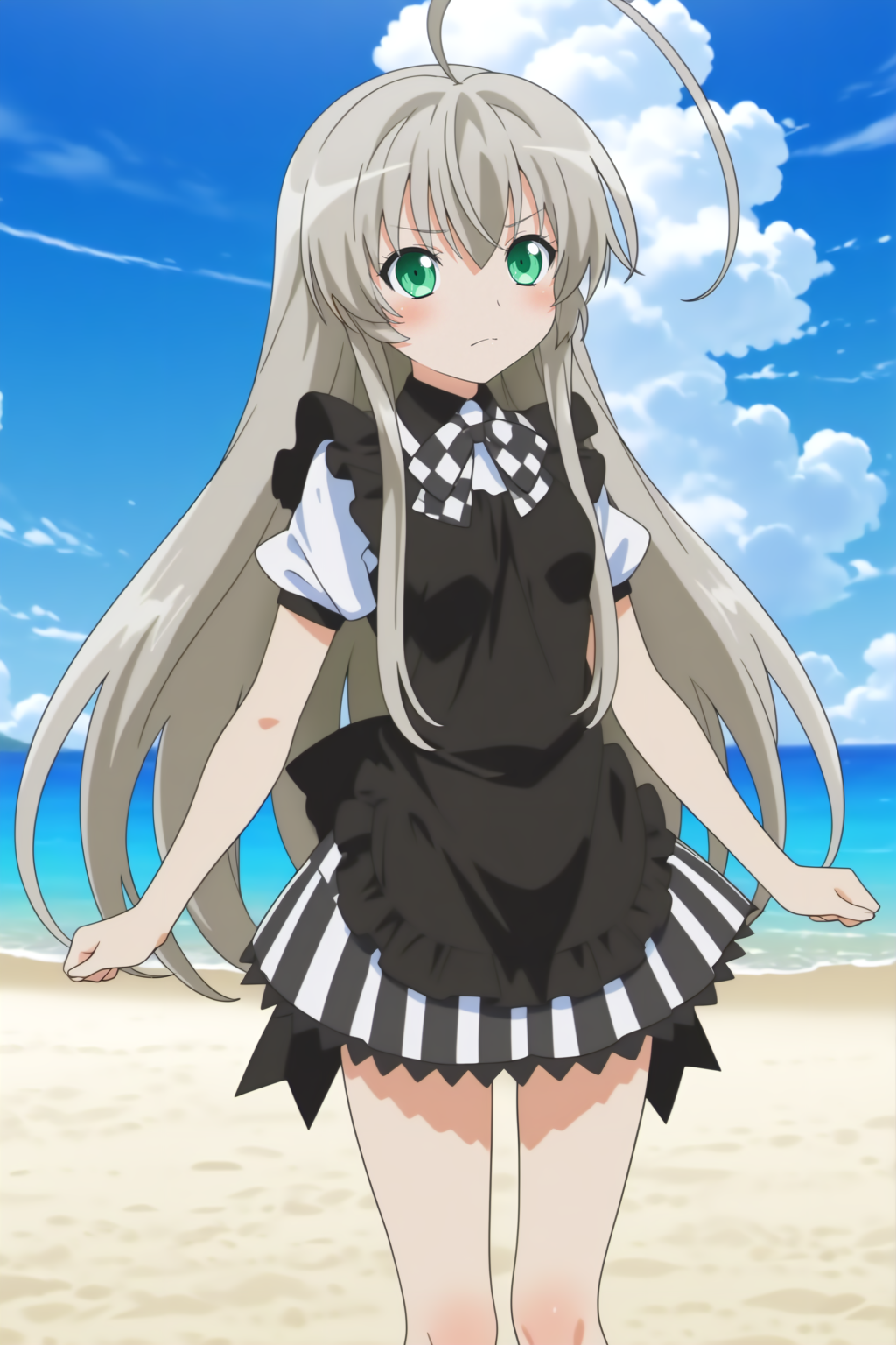 Nyaruko <lora:Haiyore_Nyaruko-san-illust:0.8>