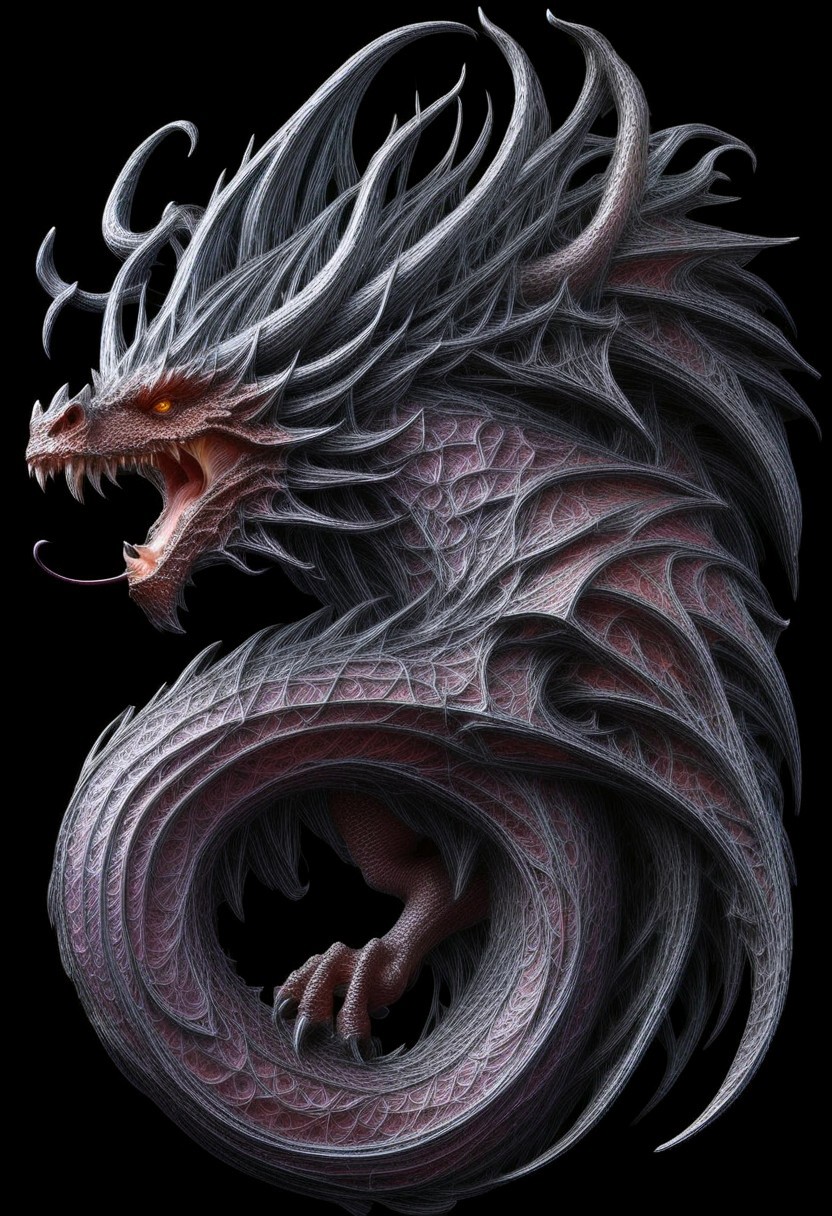 masterpiece, best quality,highly detailed and hyper realistic, (((A fabulous dragon made from glass)))