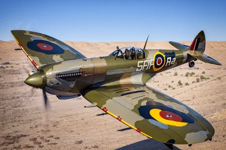 (masterpiece, best quality:1.2), ultra-detailed, (Camouflage:1.5) Spitfire, (realistic:1.5), <lora:EdobSpitfire_v1.0:1>
